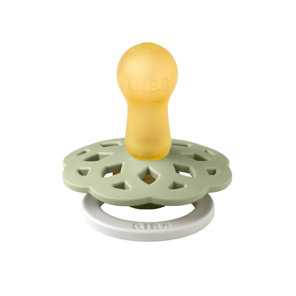 BIBS - Suzeta fosforescenta Boheme GLOW Latex, tetina rotunda, 6 luni +, [2],bestfam.ro