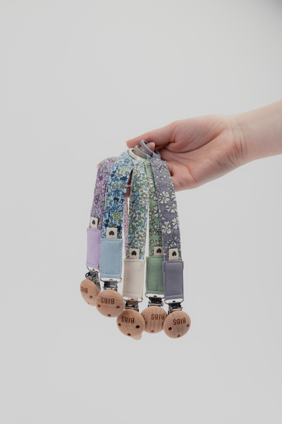 BIBS x LIBERTY - Lantisor clip pentru suzeta, Eloise Blush, [3],bestfam.ro