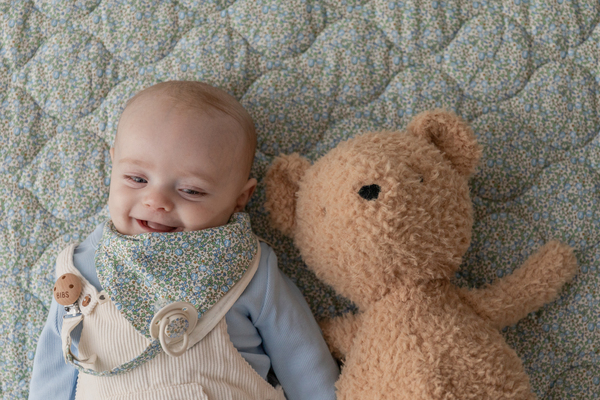 BIBS x LIBERTY - Lantisor clip pentru suzeta, Eloise Blush, [4],bestfam.ro