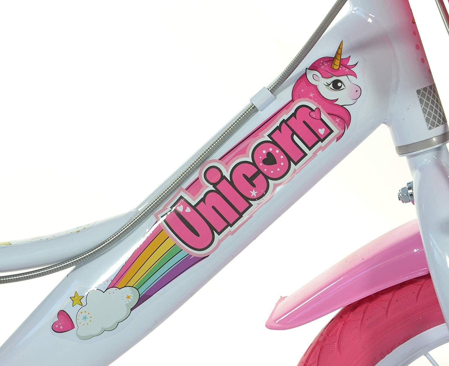 Bicicleta copii 14'' - UNICORN - Dino Bikes, [4],bestfam.ro