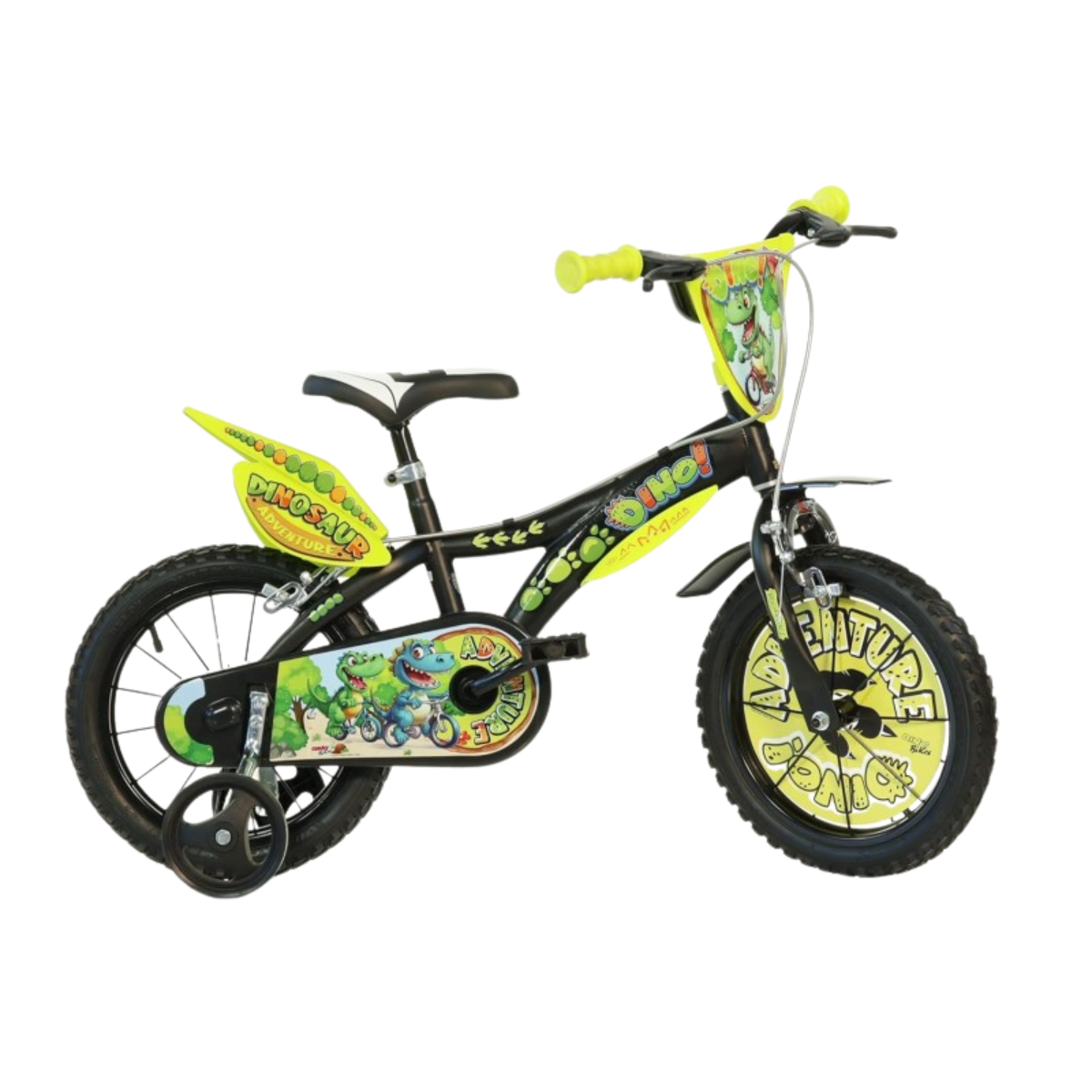 Bicicleta copii 16'' Aventurile dinozaurului