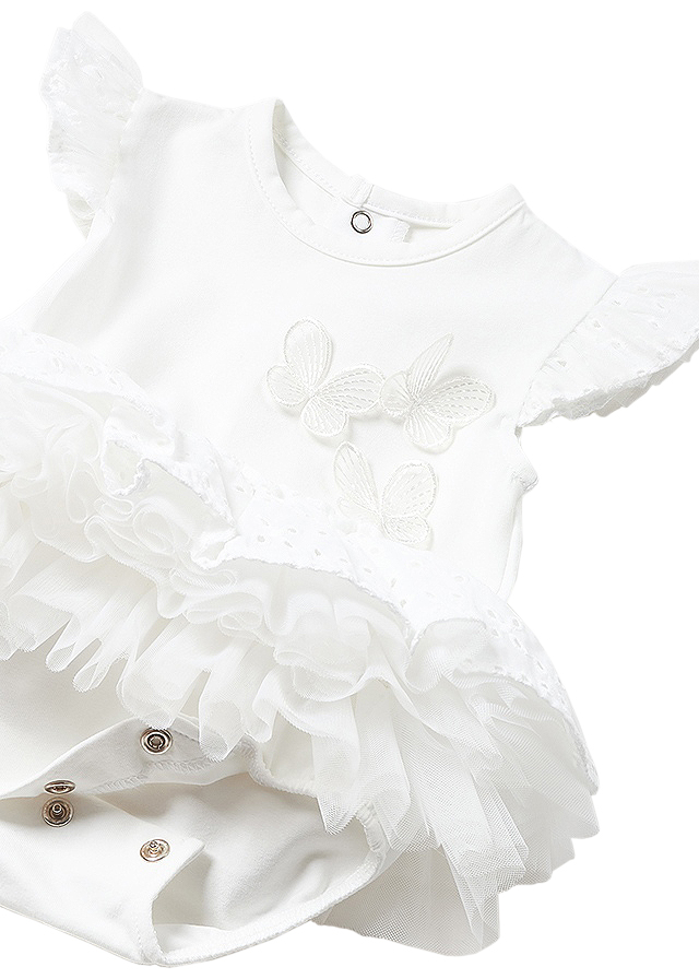 Body alb tutu cu bentita Better Cotton - Mayoral  4-6 luni (70 cm), [2],bestfam.ro