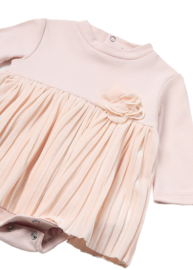 Body cu fustita pliuri - Roz - Mayoral  4-6 luni, [2],bestfam.ro