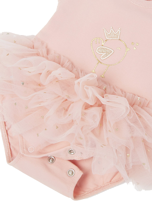 Body cu fustita tul si bentita - Crem - Mayoral  6-9 luni, [3],bestfam.ro