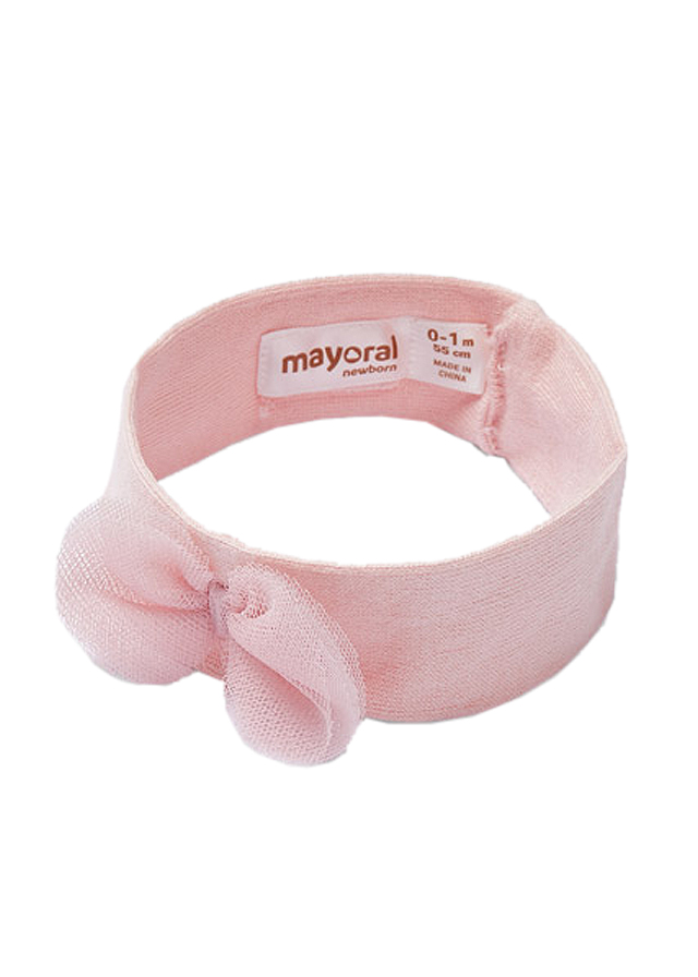 Body cu maneca lunga + fustita tul si ciorapi + bentita - Roz - Mayoral  4-6 luni, [5],bestfam.ro