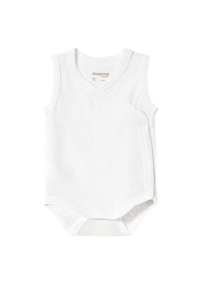 Body fara maneci - Alb - Mayoral   18 luni