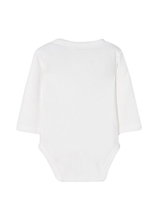 Body maneca lunga - ECOFRIENDS - Alb - Mayoral 1-2 luni, [2],bestfam.ro