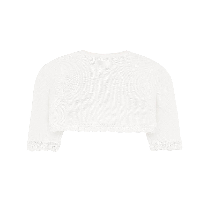 Bolero cu dantela - Alb - Mayoral , [2],bestfam.ro