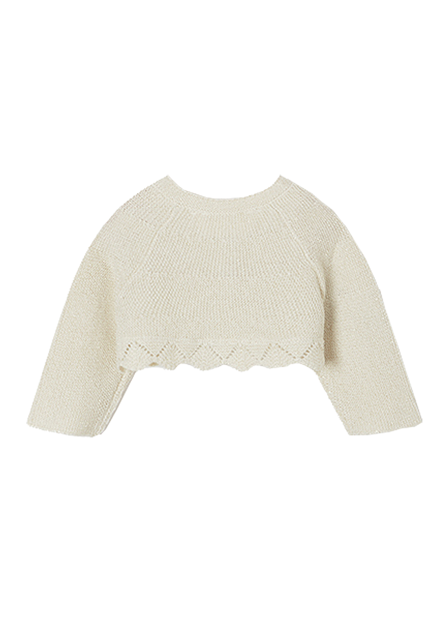 Bolero cu dantela elegant - Bej - Mayoral , [2],bestfam.ro