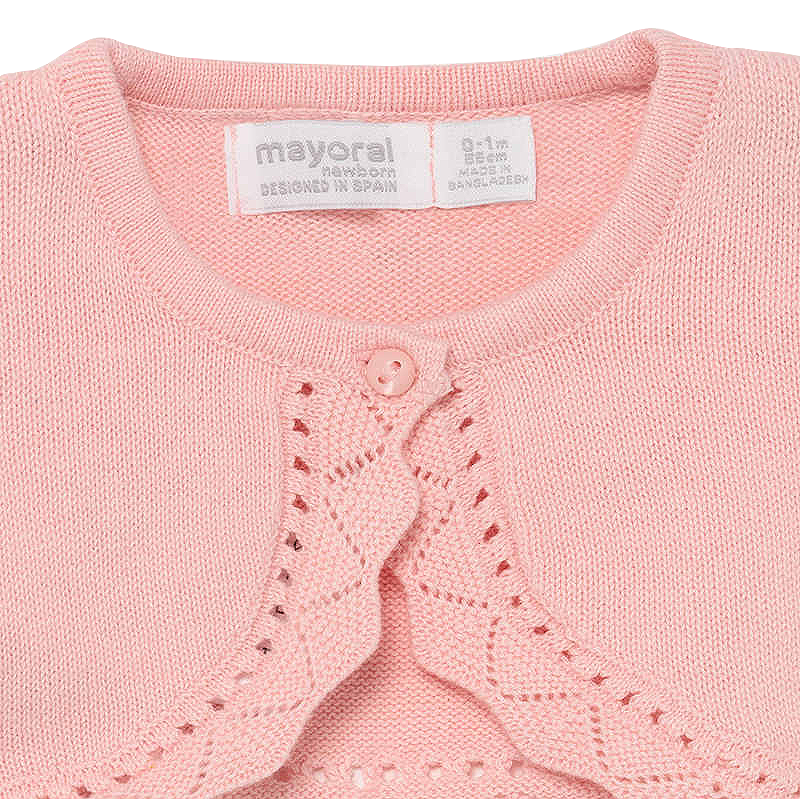 Bolero cu dantela - Roz - Mayoral 2-4 luni, [3],bestfam.ro