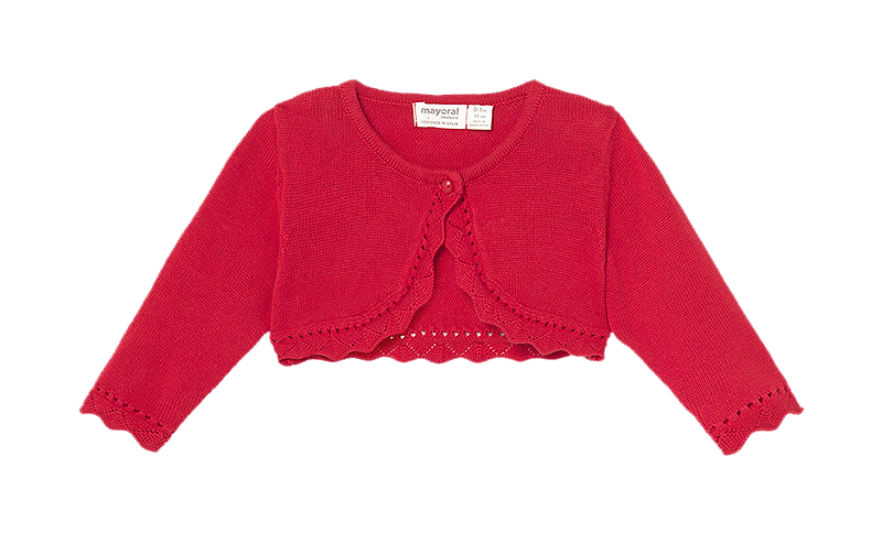Bolero tricotat - Rosu - Mayora