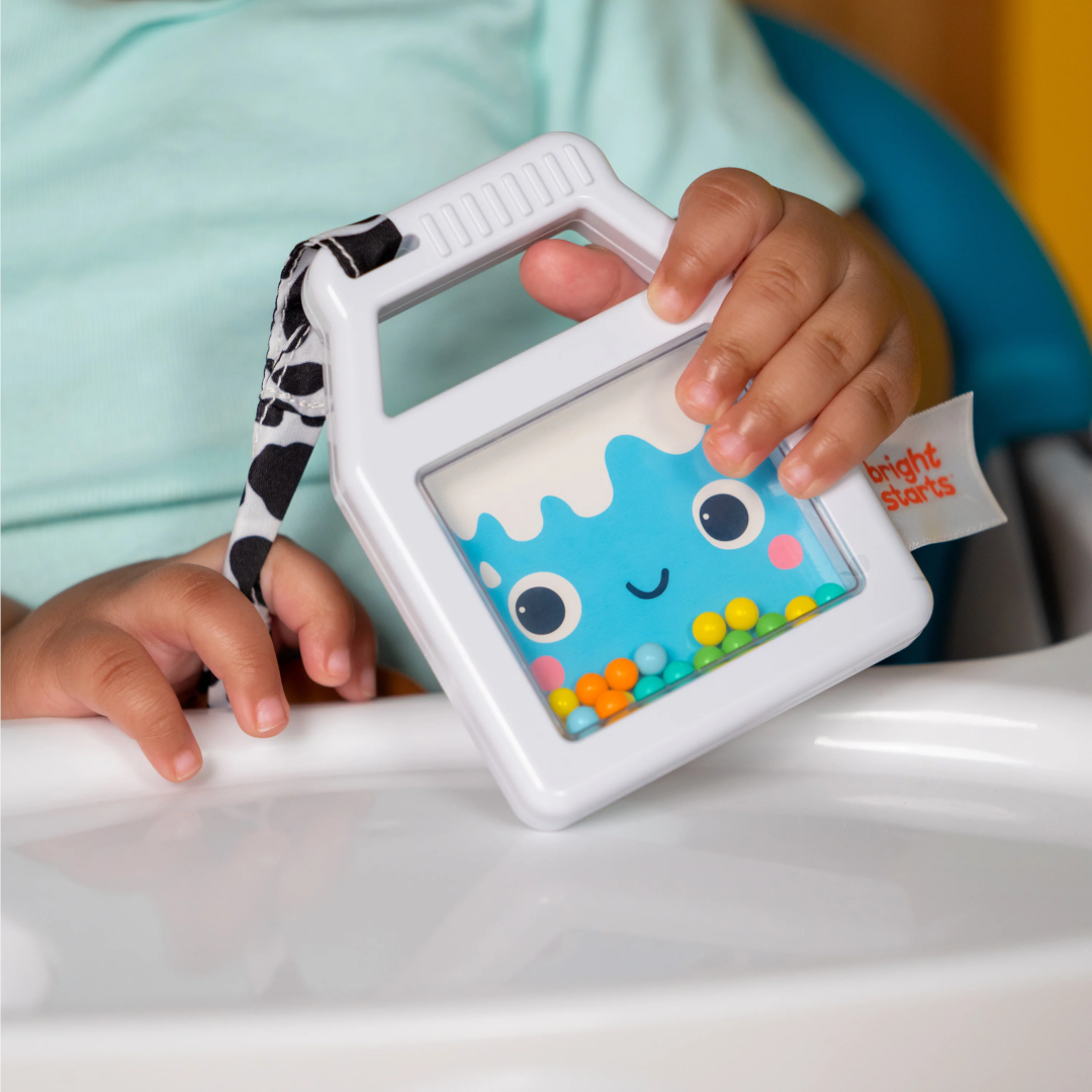 Bright Starts - Jucarie de dentitie 2 in 1 cu zornaitoare Cookies & Teethe, [5],bestfam.ro