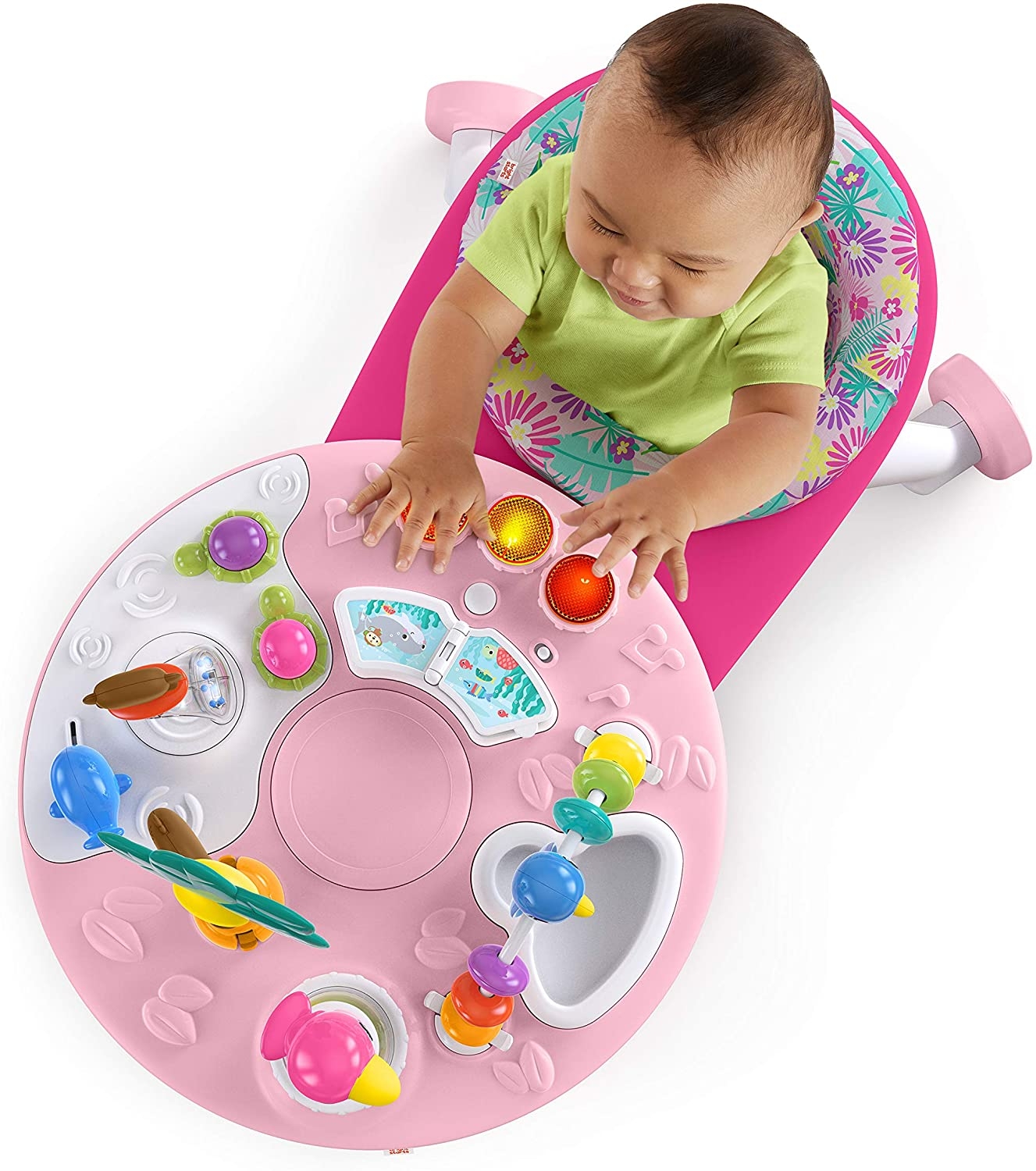 Bright Starts - Centru de activitati 2 in 1 Tropic Coral, [3],bestfam.ro