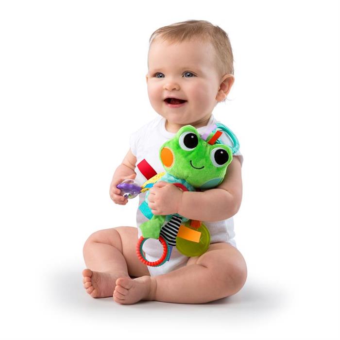 Jucarie senzoriala - Broscuta Rontaitoare - Bright Starts, [2],bestfam.ro