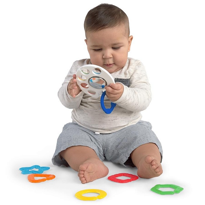 Bright Starts - Jucarie zornaitoare cu inele multicolore, [2],bestfam.ro