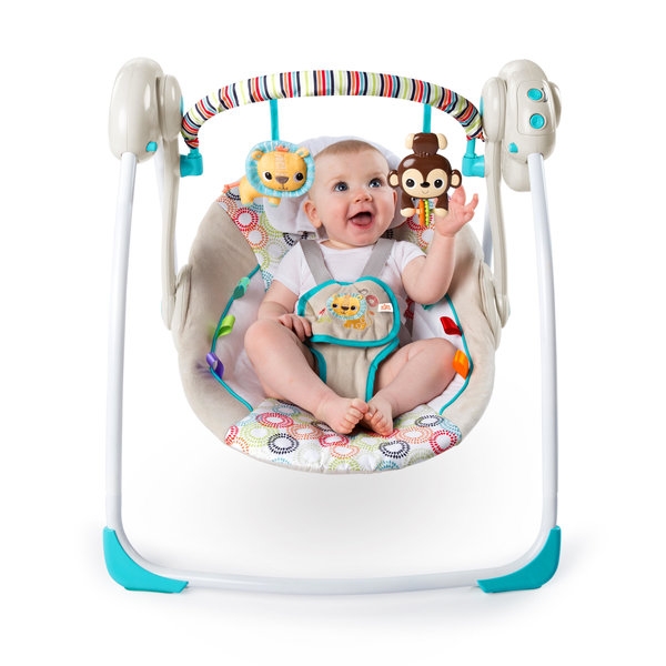 Bright Starts - Leagan portabil Petite Jungle, [6],bestfam.ro
