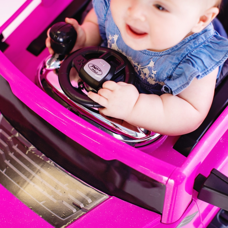 Bright Starts - Premergator si antepremergator 3 in 1, Ford F-150 Raptor - Electric Magenta, [4],bestfam.ro