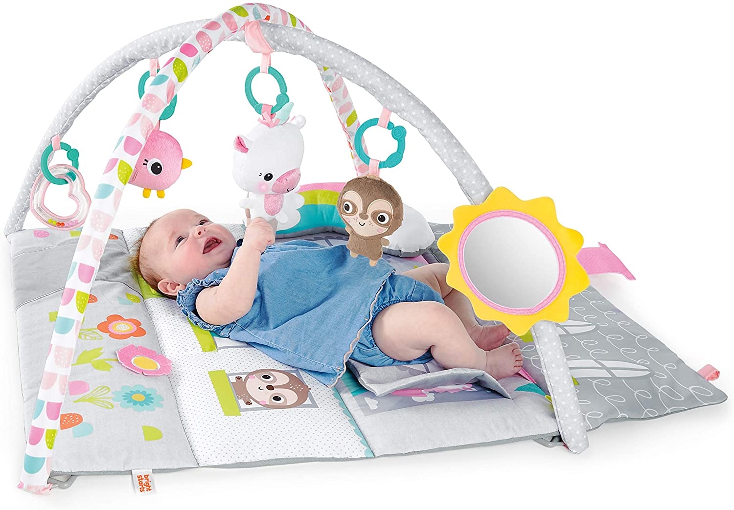 Bright Starts - Salteluta de activitati & Casuta de papusi Floors of Fun, [2],bestfam.ro