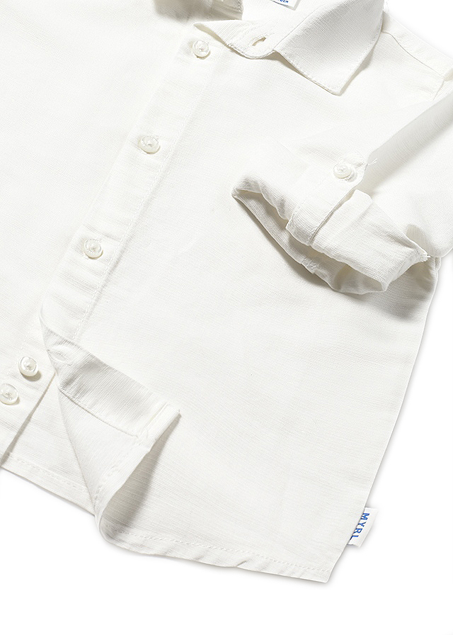 Camasa maneca lunga - alb - Mayoral 4 ani, [3],bestfam.ro