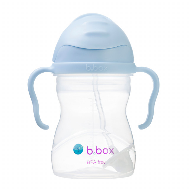 Cana cu pai, 240 ml - bleu - b.box, [2],bestfam.ro