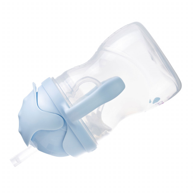 Cana cu pai, 240 ml - bleu - b.box, [4],bestfam.ro