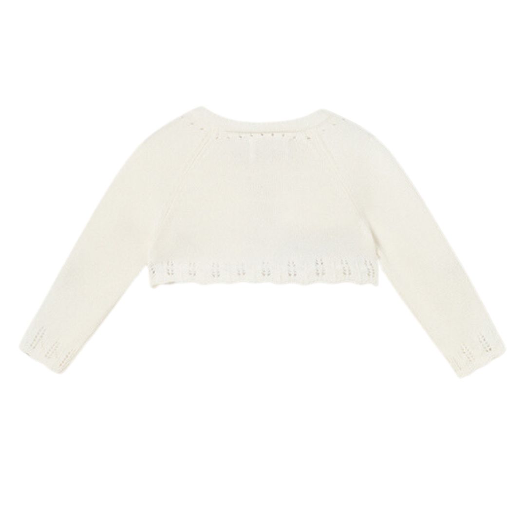 Cardigan Bej cu bumbac sustenabil Mayoral , [3],bestfam.ro
