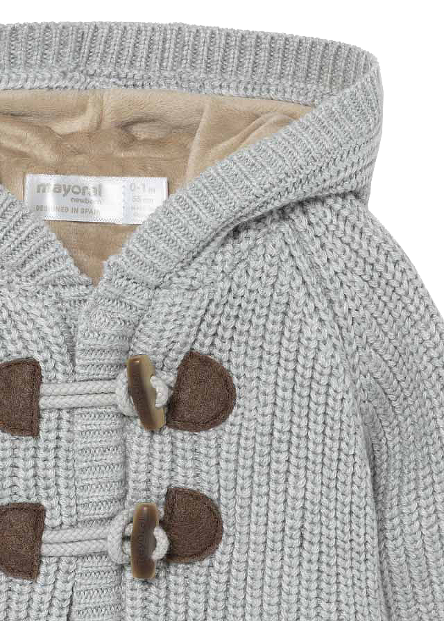 Cardigan tricot - Gri - Mayoral , [3],bestfam.ro