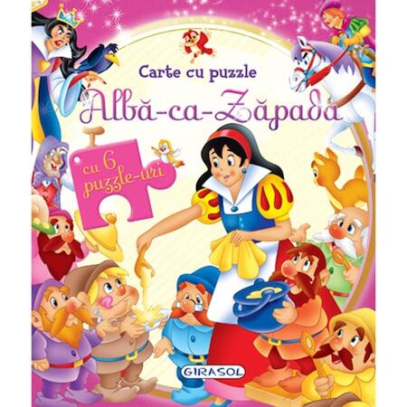 Carte cu puzzle - Alba ca Zapada