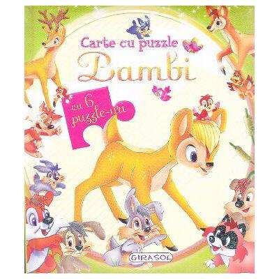 Carte cu puzzle - Bambi