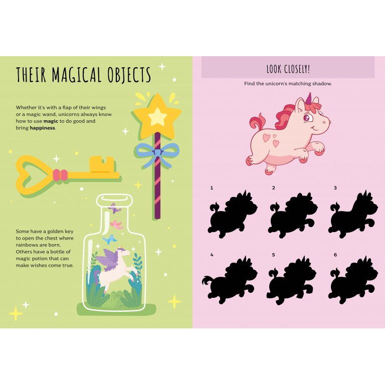 Carte de activitati cu abtibilduri - Unicorni magici, [3],bestfam.ro
