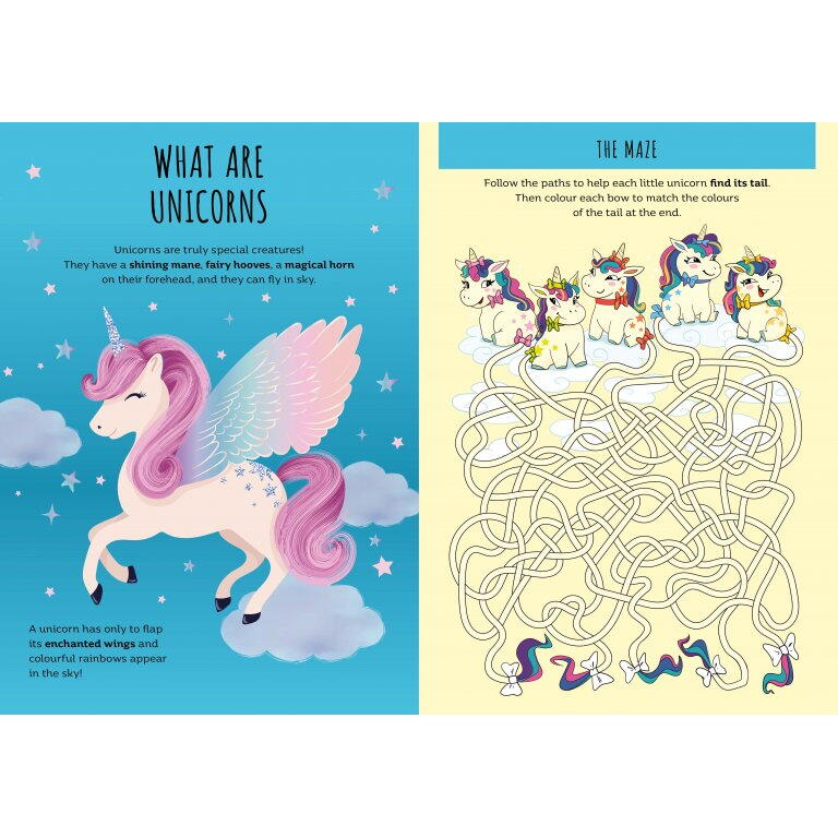 Carte de activitati cu abtibilduri - Unicorni magici, [4],bestfam.ro
