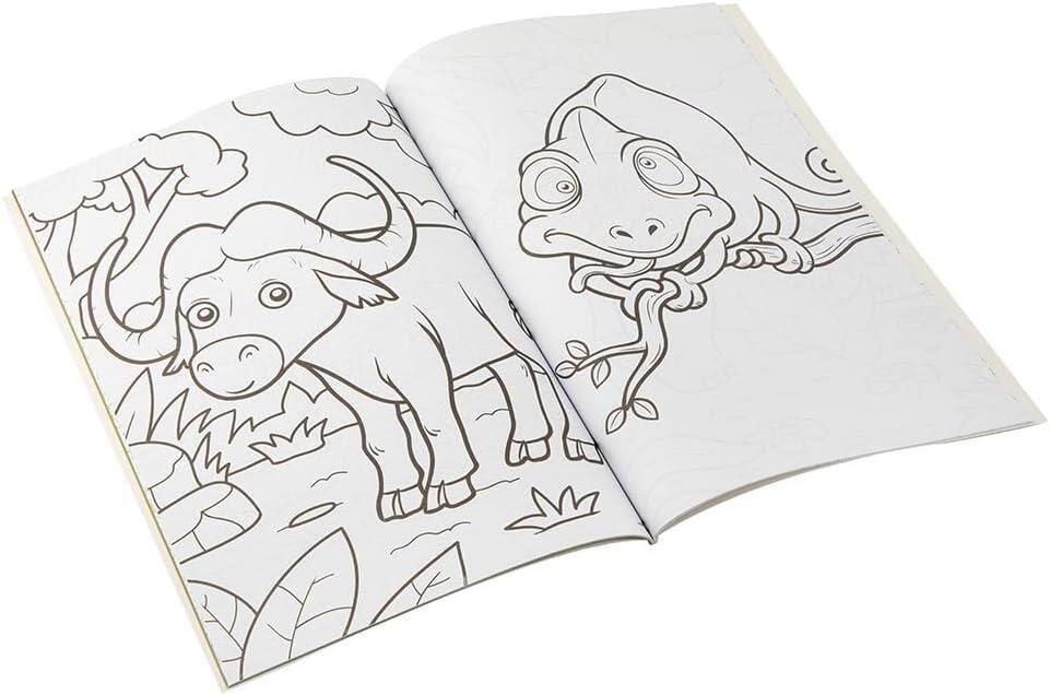 Carte de colorat cu activitati - Jungla, [2],bestfam.ro