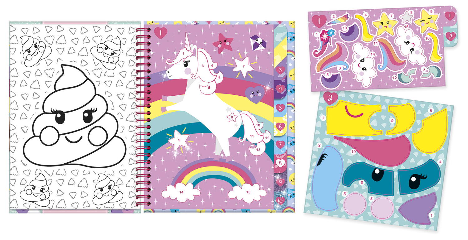 Carticica cu activitati si abtibilduri - Unicorn, [2],bestfam.ro