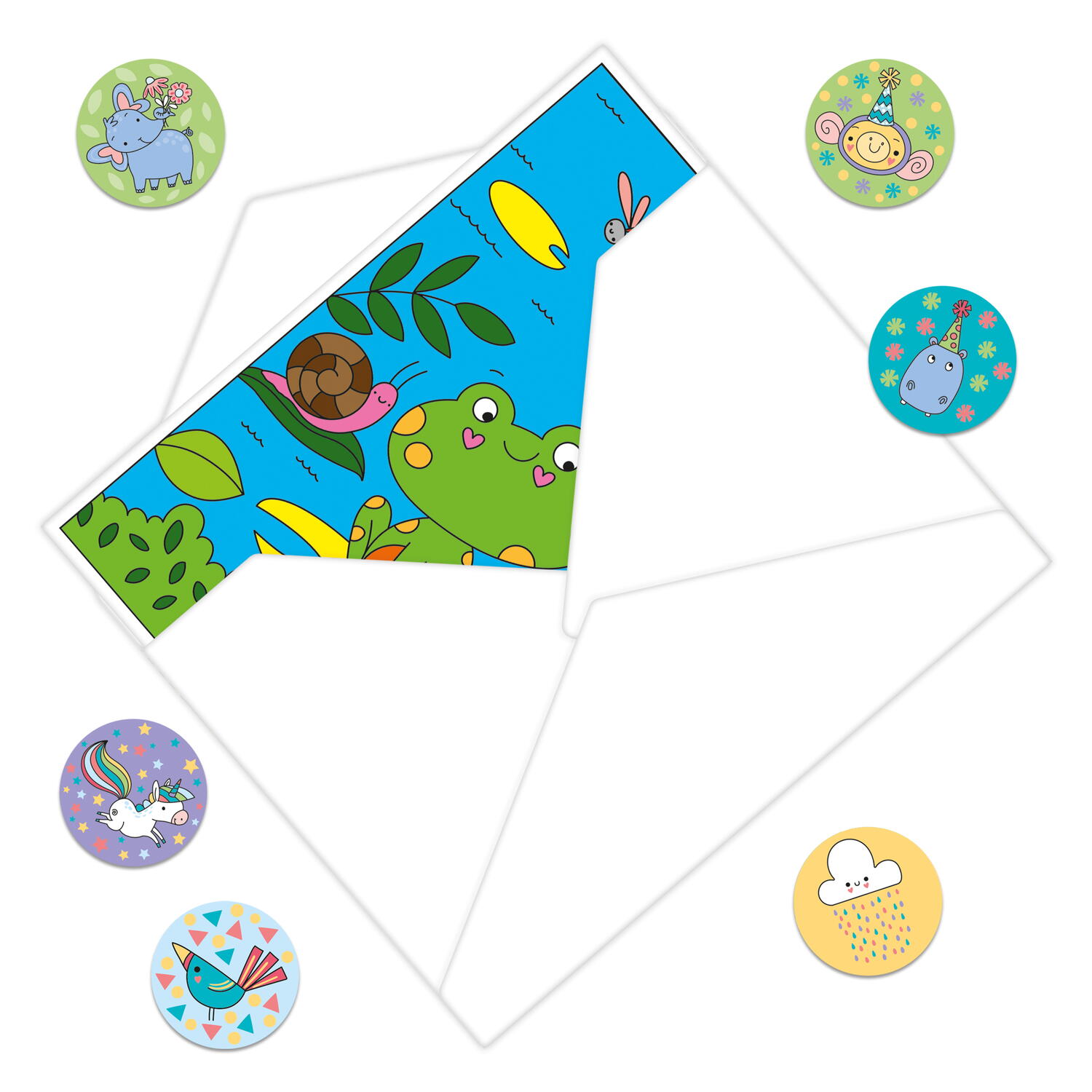 Carticica de colorat cu felicitari, [3],bestfam.ro