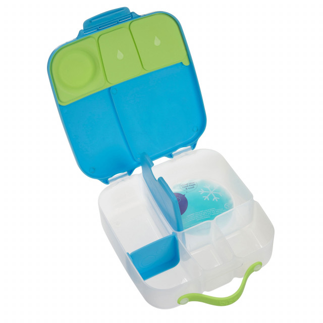 Caserola compartimentata Lunchbox - albastru/verde - b.box, [5],bestfam.ro