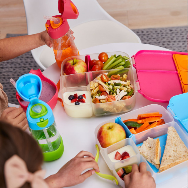 Caserola compartimentata Lunchbox - albastru/verde - b.box, [6],bestfam.ro