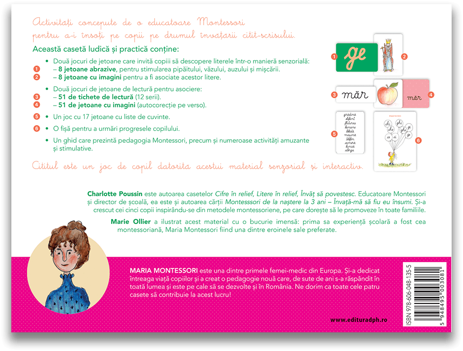 Casetele Montessori - Invat sa citesc cu Montessori, [2],bestfam.ro