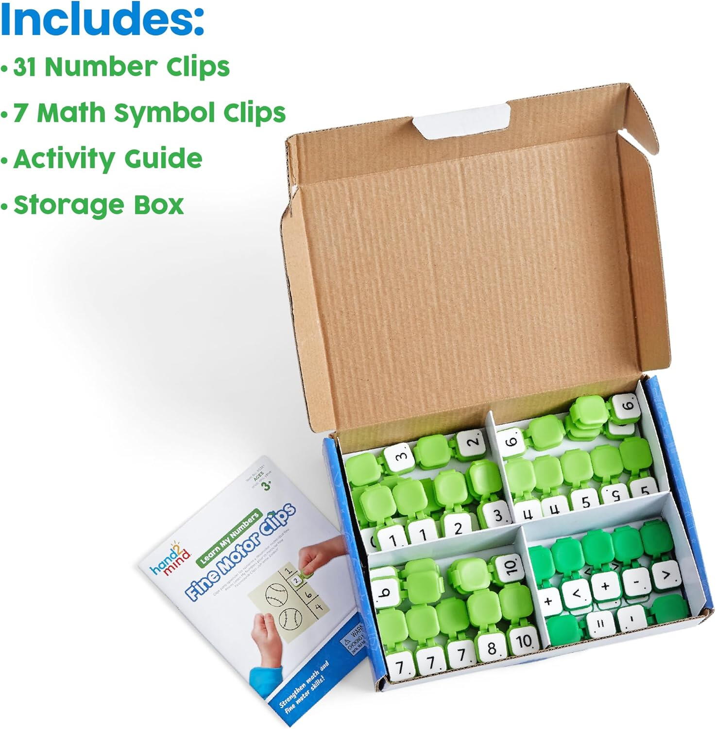 Clipsuri senzoriale - Invata numerele, [2],bestfam.ro