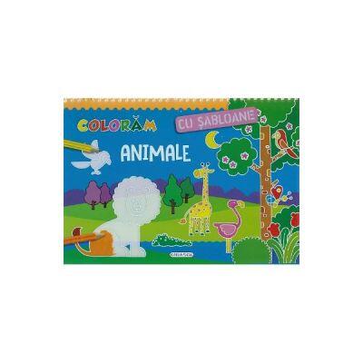 Coloram cu sabloane - Animale - Girasol