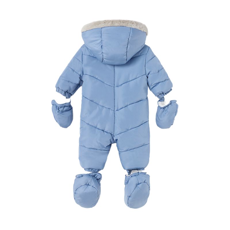 Combinezon microfibra ECOFRIENDS - Bleu - Mayoral  2-4 luni, [2],bestfam.ro
