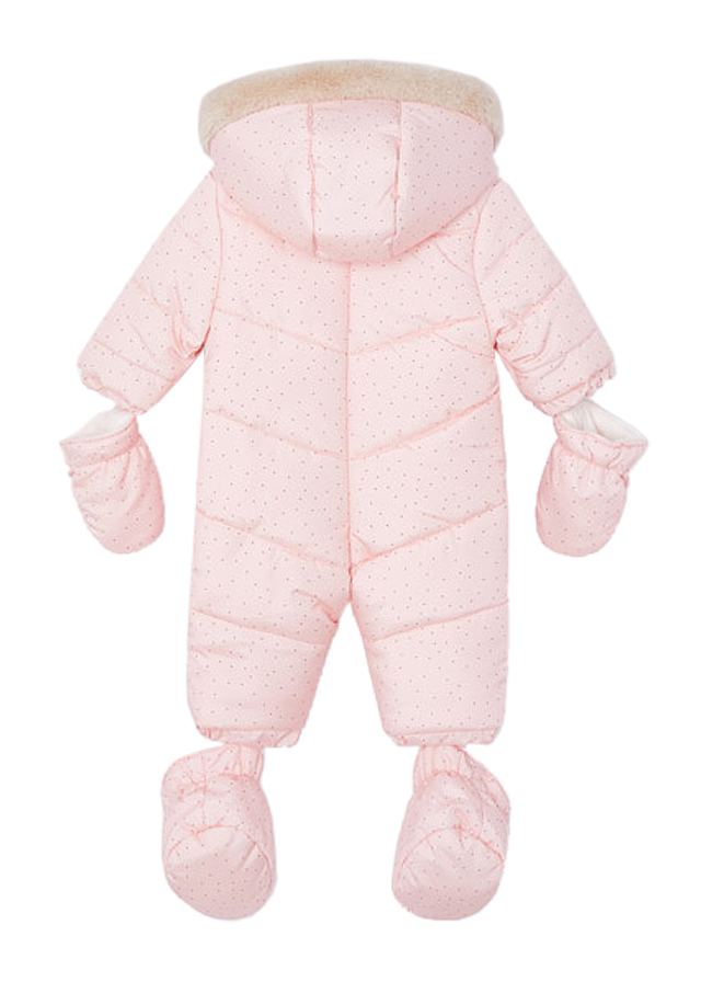 Combinezon microfibra ECOFRIENDS - Roz - Mayoral  4-6 luni, [2],bestfam.ro