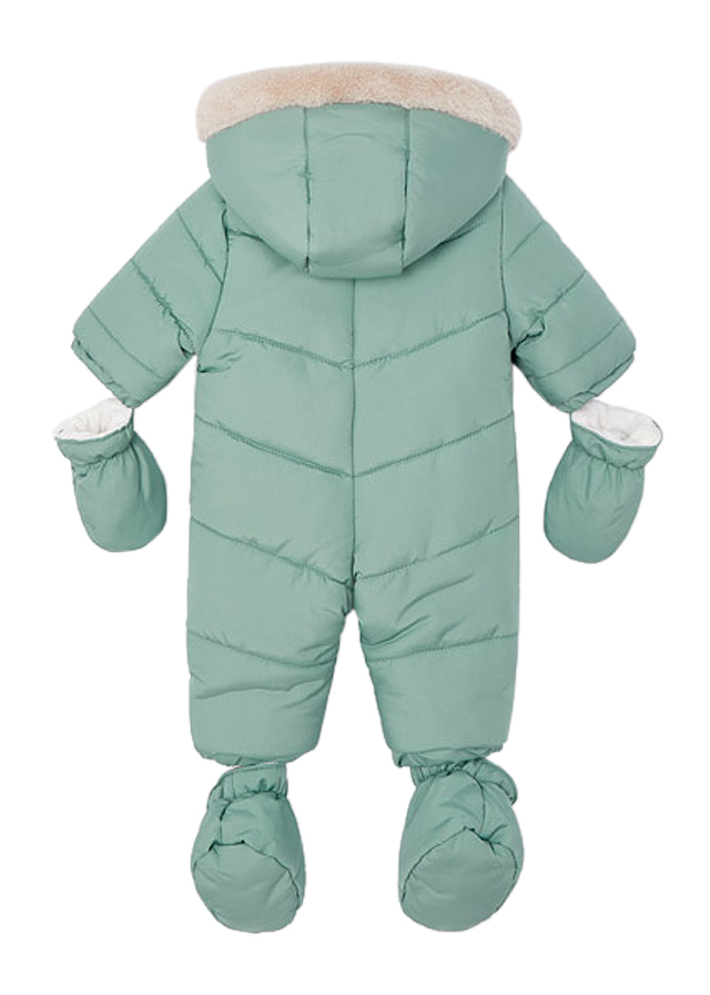 Combinezon microfibra ECOFRIENDS - Verde - Mayoral  2-4 luni, [2],bestfam.ro