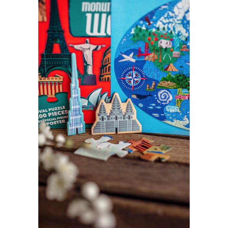 Cunoaste si exploreaza - Puzzle Monumentele lumii (200 piese), [4],bestfam.ro