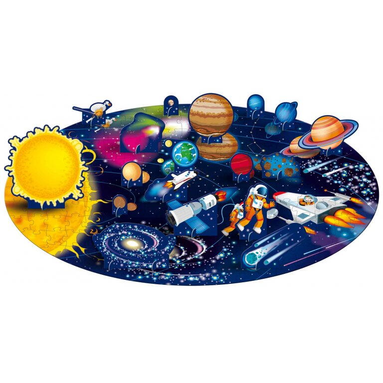 Cunoaste si exploreaza - Puzzle Sistemul solar (200 piese), [3],bestfam.ro