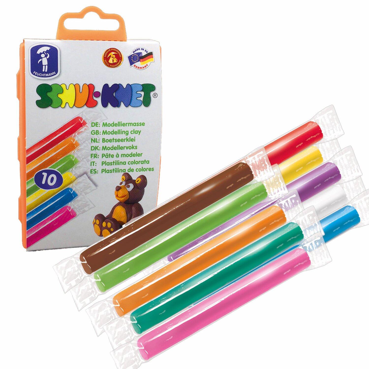 Cutiuta plastilina -10 culori, [2],bestfam.ro