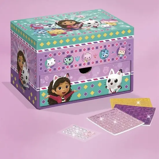 Decoreaza cutia cu bijuterii - Gabby's Dollhouse, [4],bestfam.ro