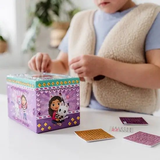 Decoreaza cutia cu bijuterii - Gabby's Dollhouse, [5],bestfam.ro