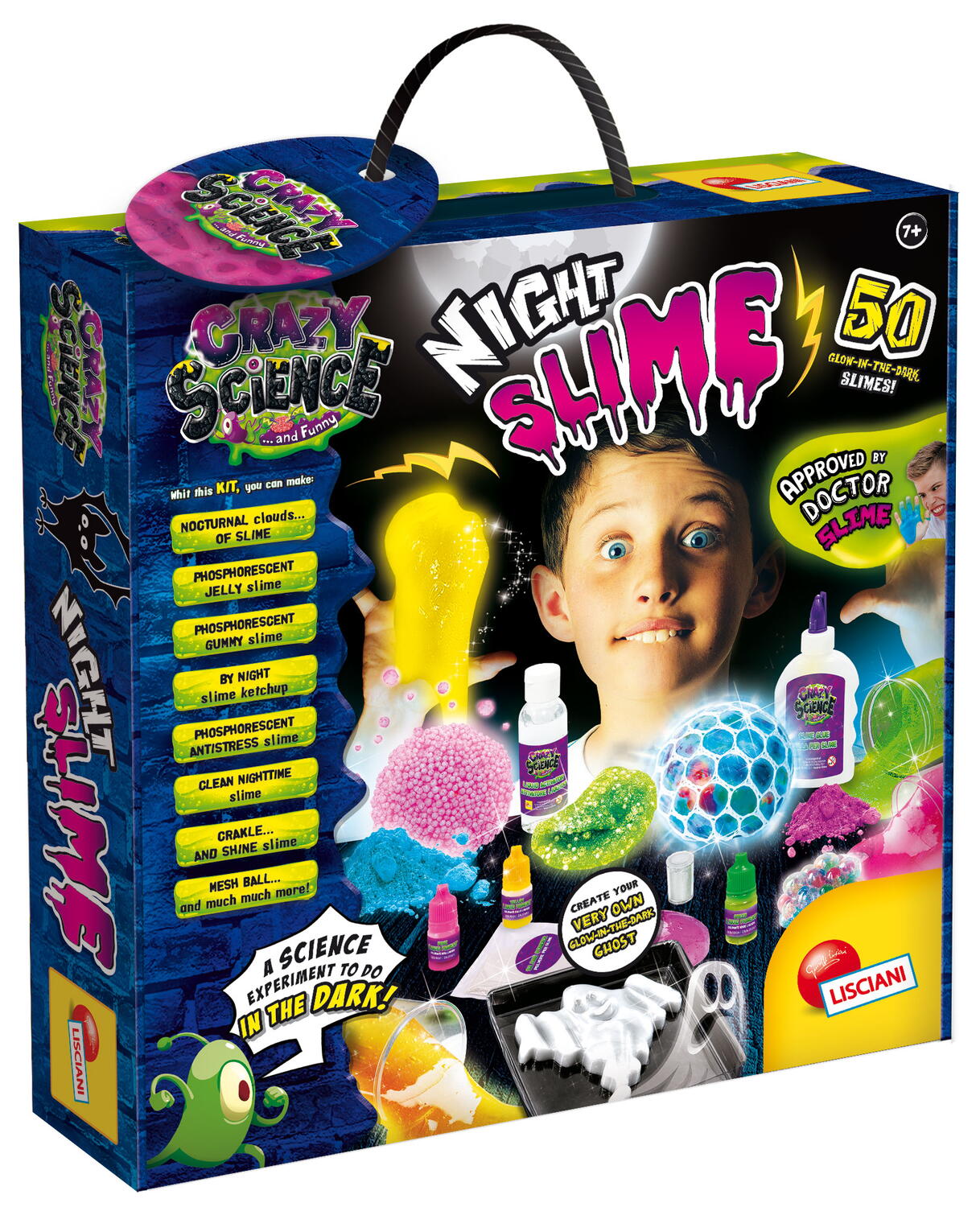 Experimente geniale - Laboratorul de slime	fluorescent