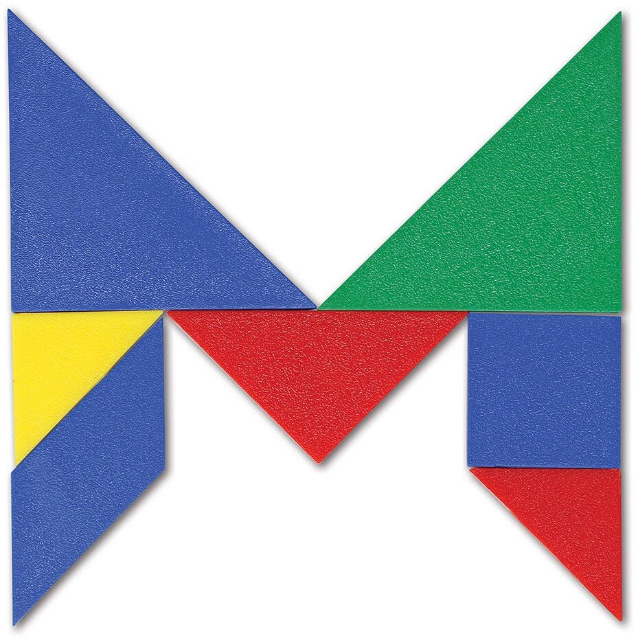 Tangram in 4 culori - Learning Resources, [3],bestfam.ro