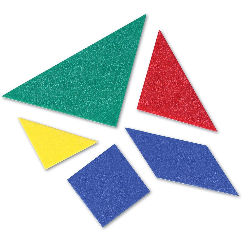 Tangram in 4 culori - Learning Resources, [4],bestfam.ro